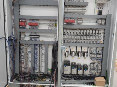 VS Drive Panel being Installed in the Industrial Space