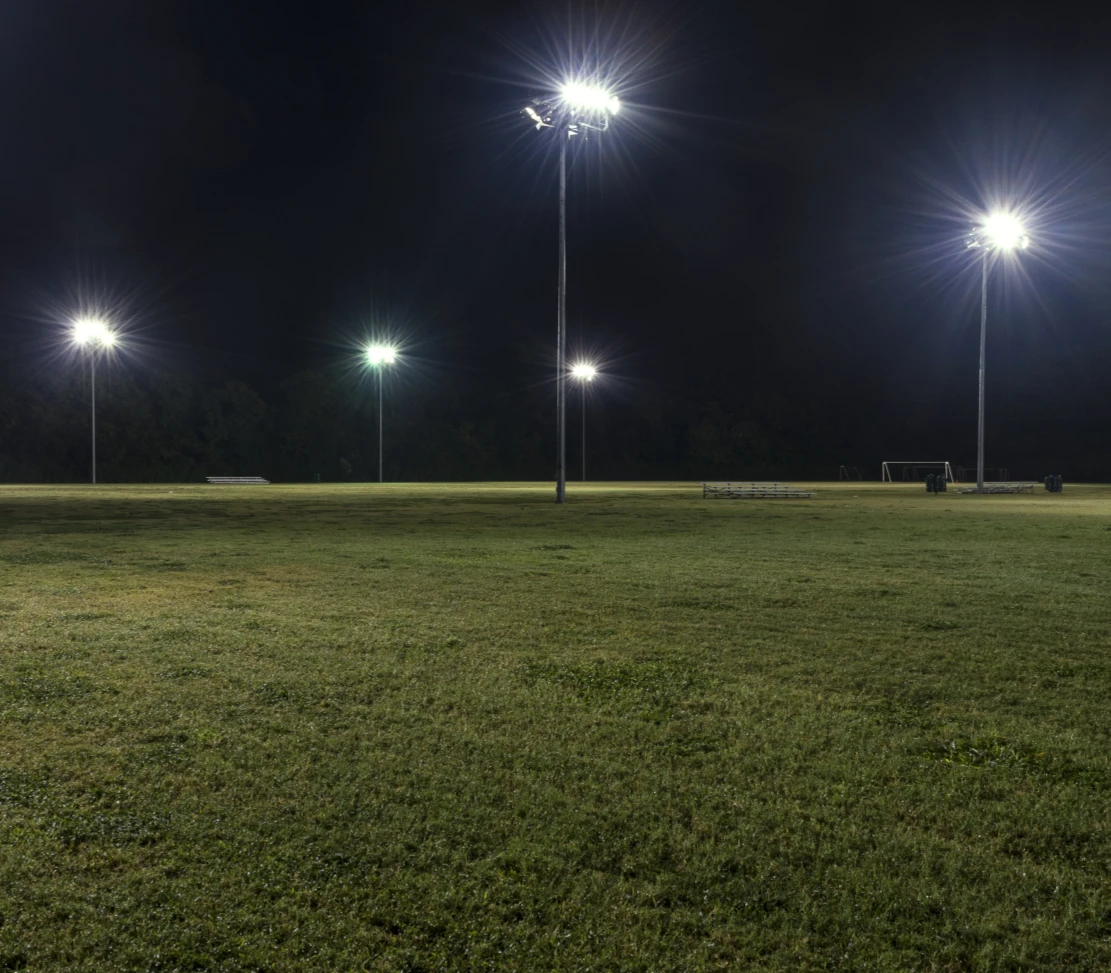 view-soccer-field-night